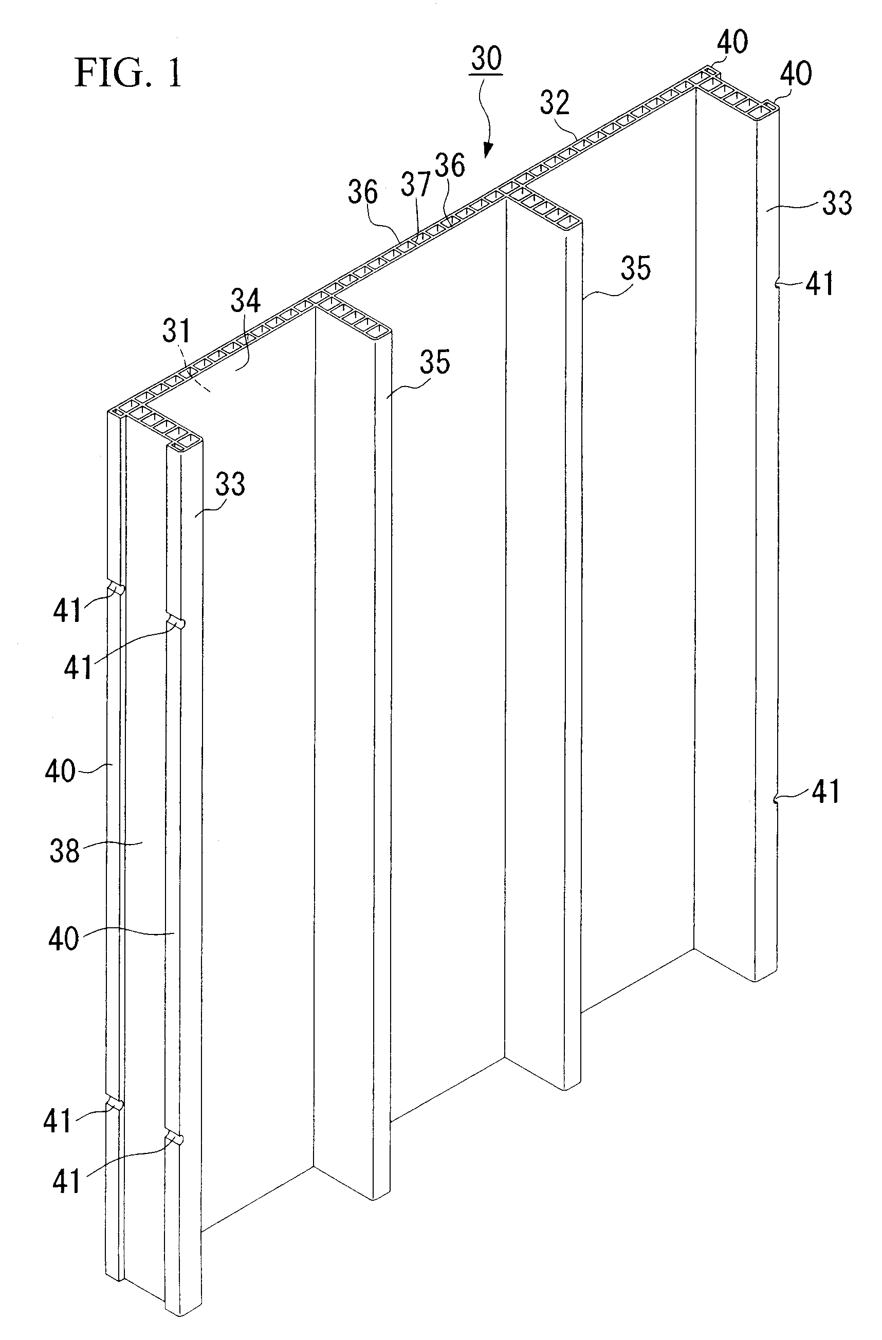 Form panel for placing concrete