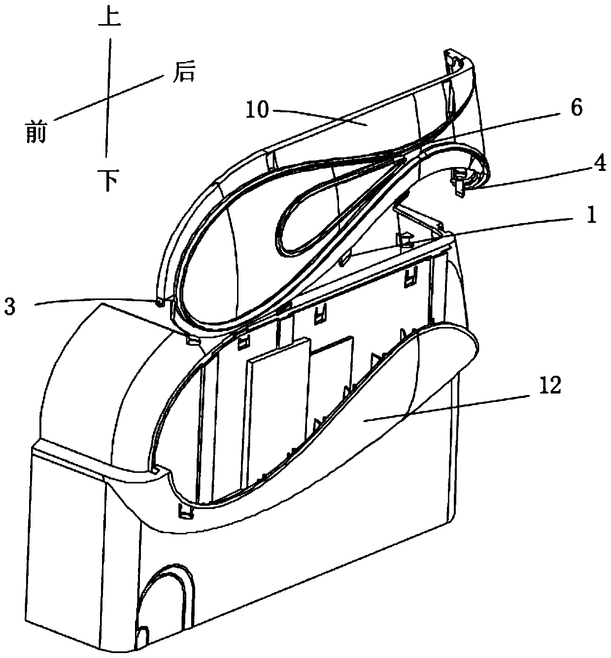 Assembly structure of decorative plate assembly and end cover, decorative plate assembly and air conditioner