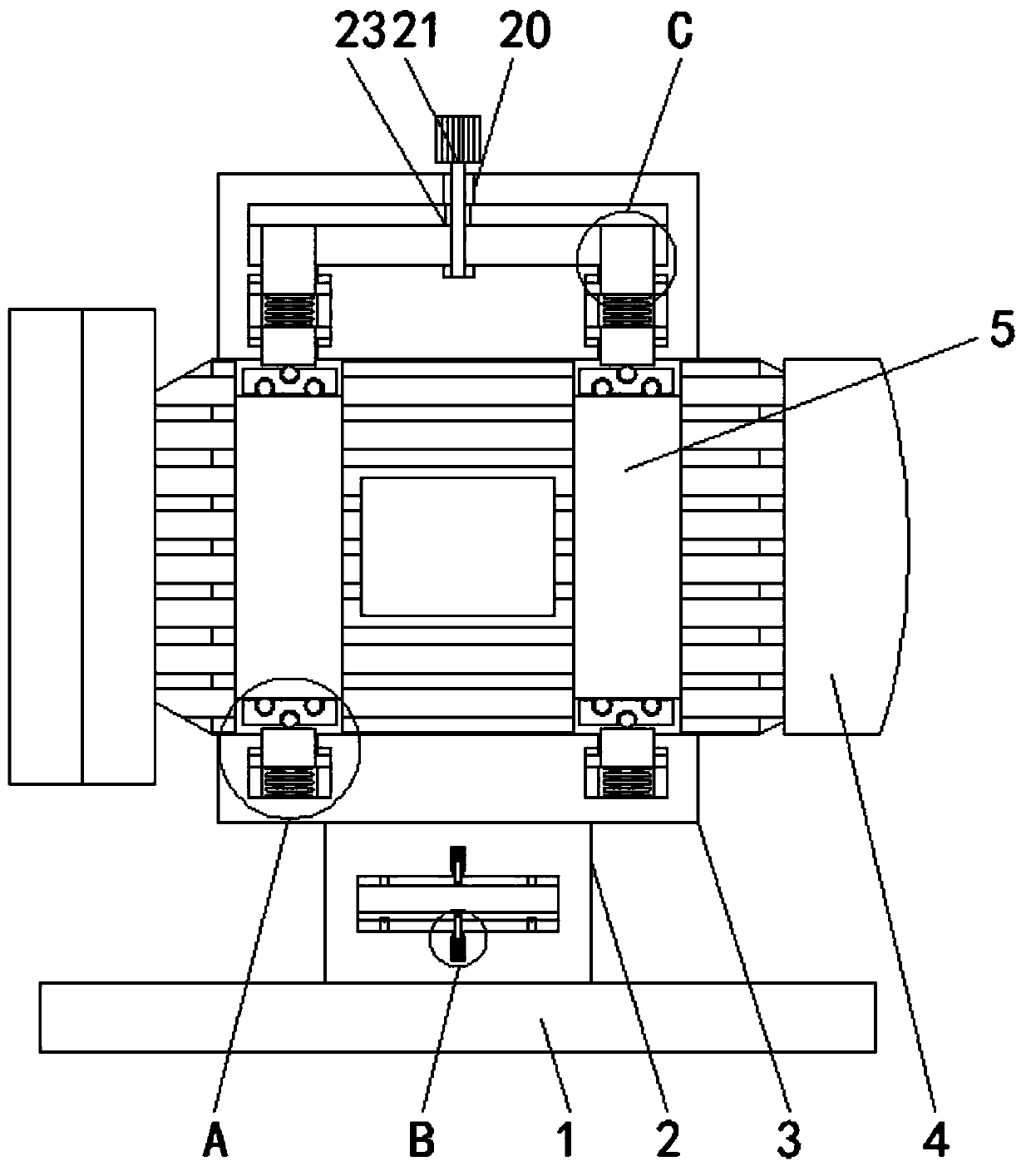 Line pump of air source unit