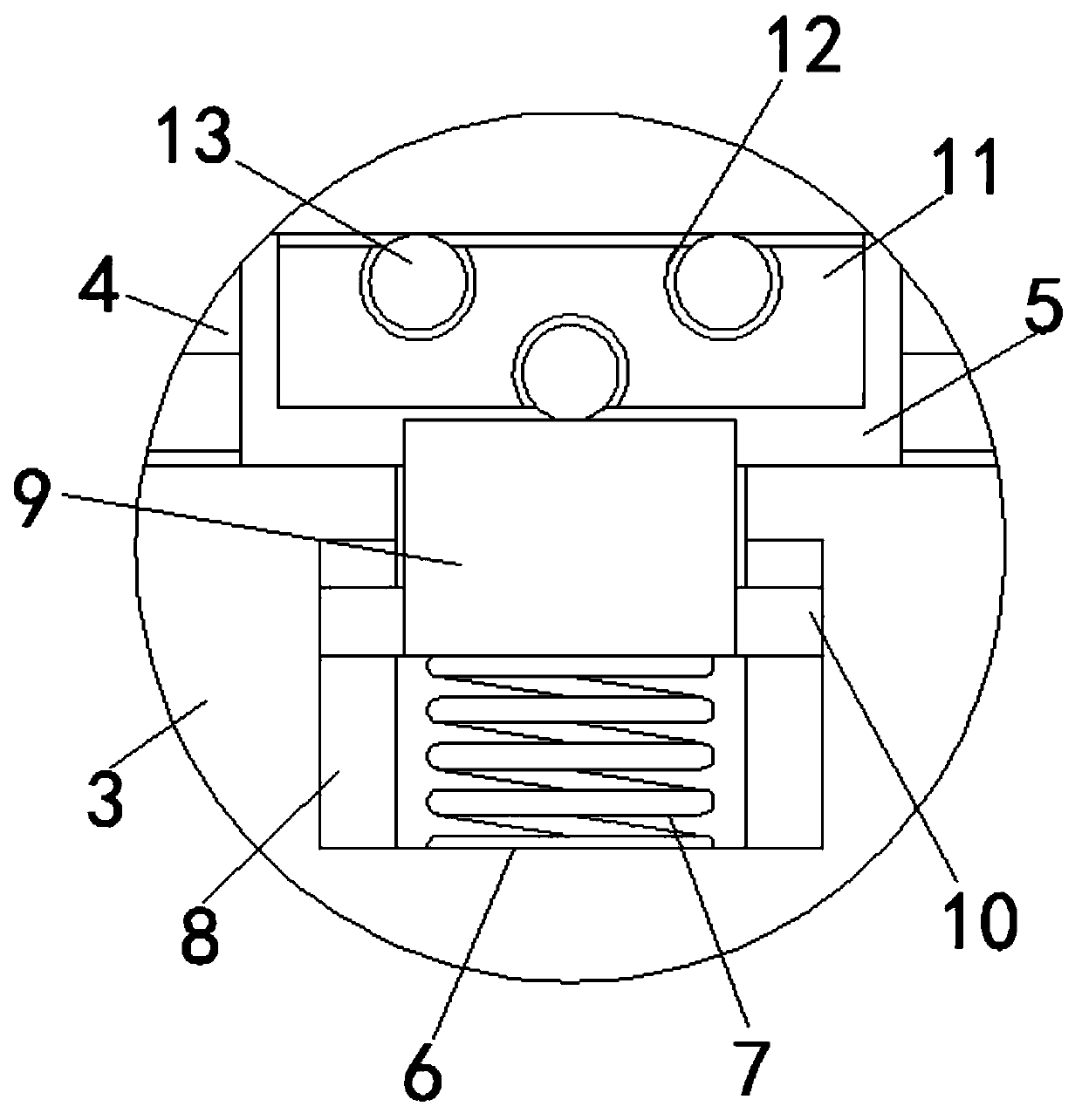 Line pump of air source unit