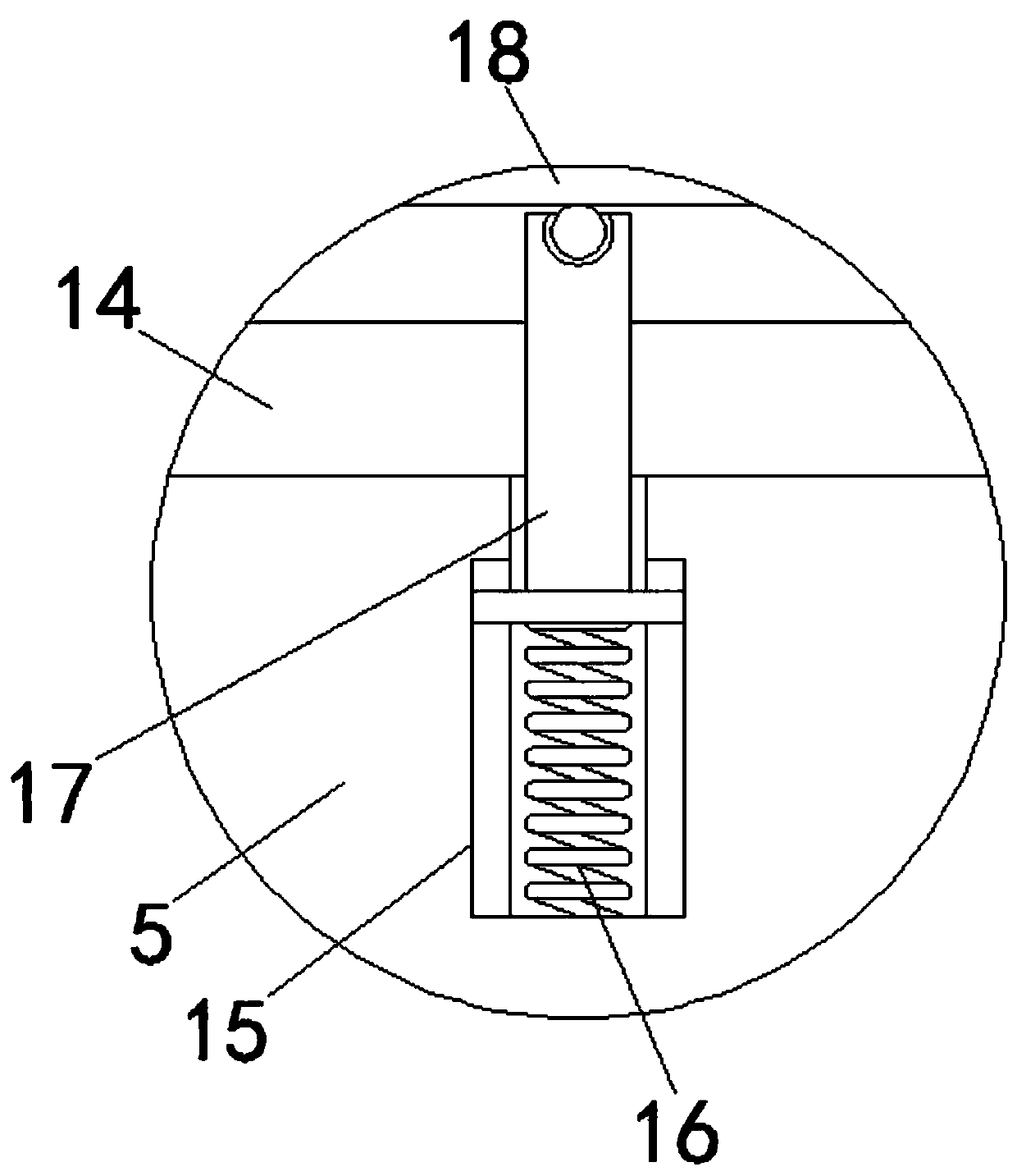 Line pump of air source unit