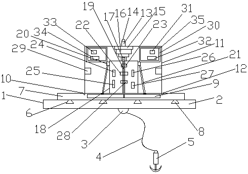 Fishery water quality detection device