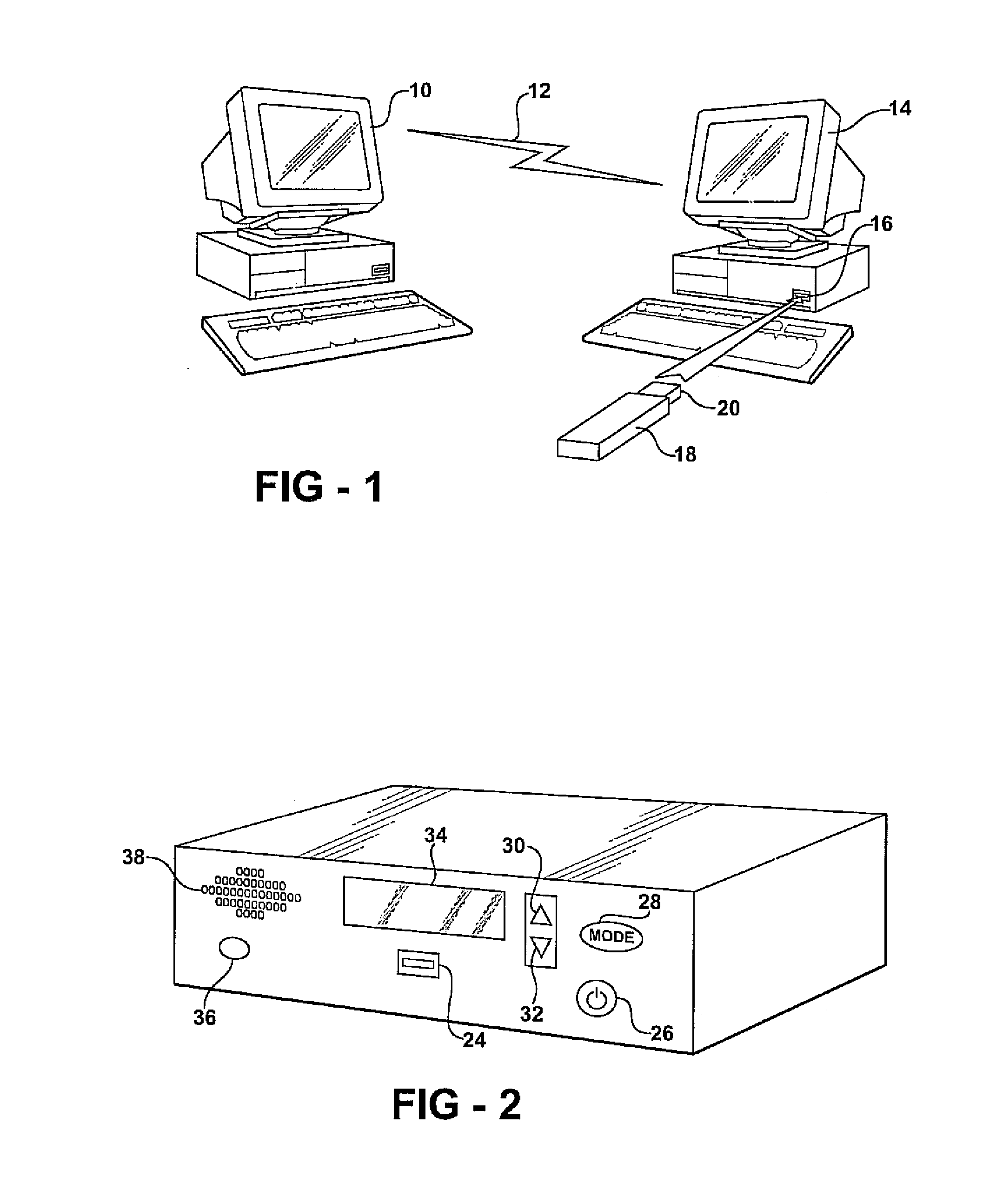 On-hold message system with flash memory drive