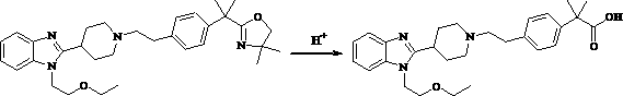 Method for preparing bilastine