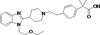 Method for preparing bilastine