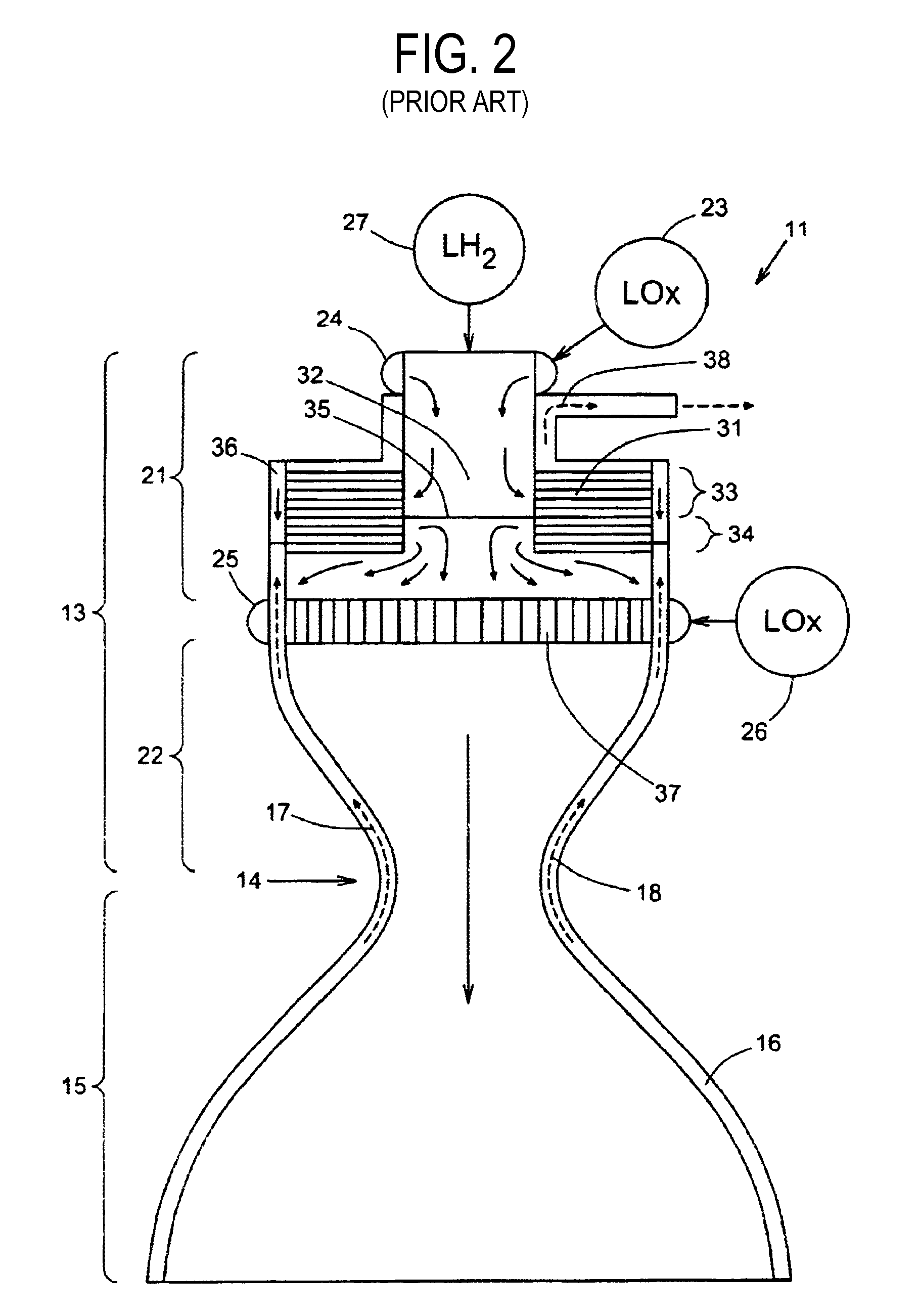 Gas-generator augmented expander cycle rocket engine