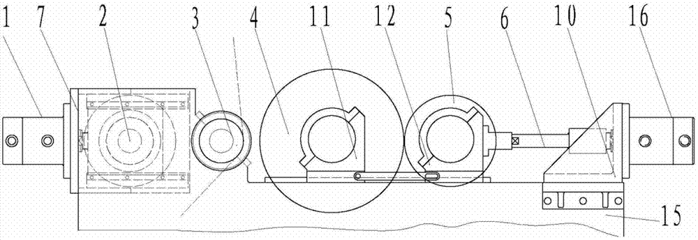 Embossing device of large-width wallpaper device