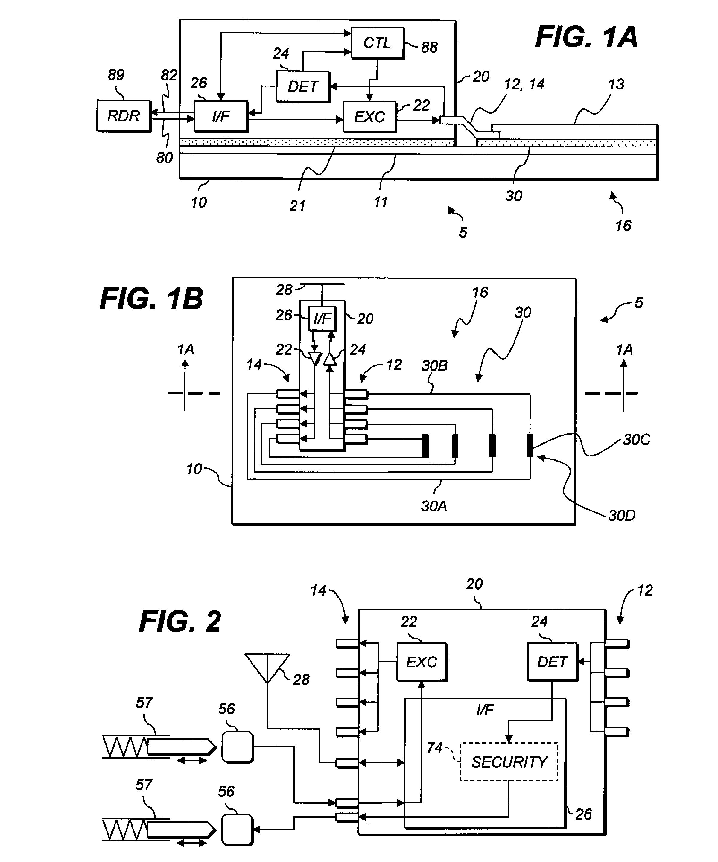 Electronic storage system with environmentally-alterable conductor