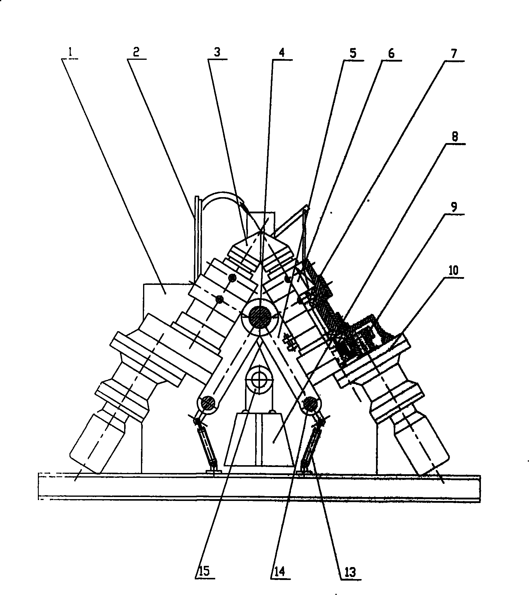 Helical blade rolling mill