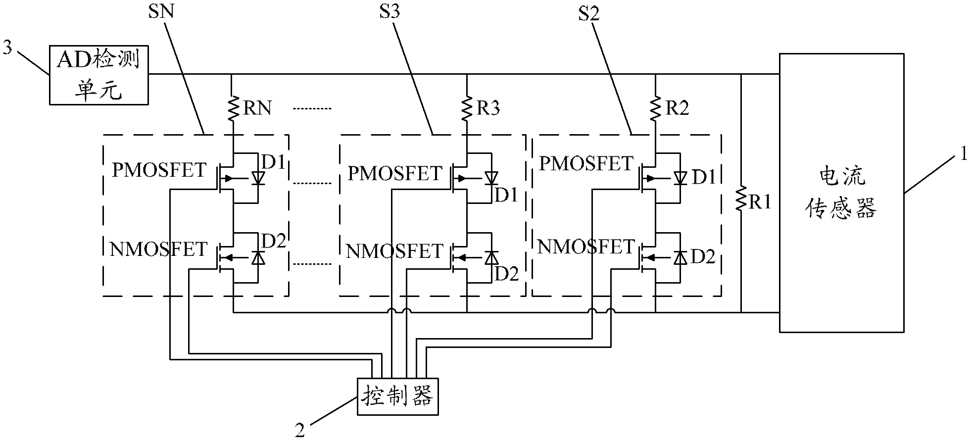 Current detecting device and method