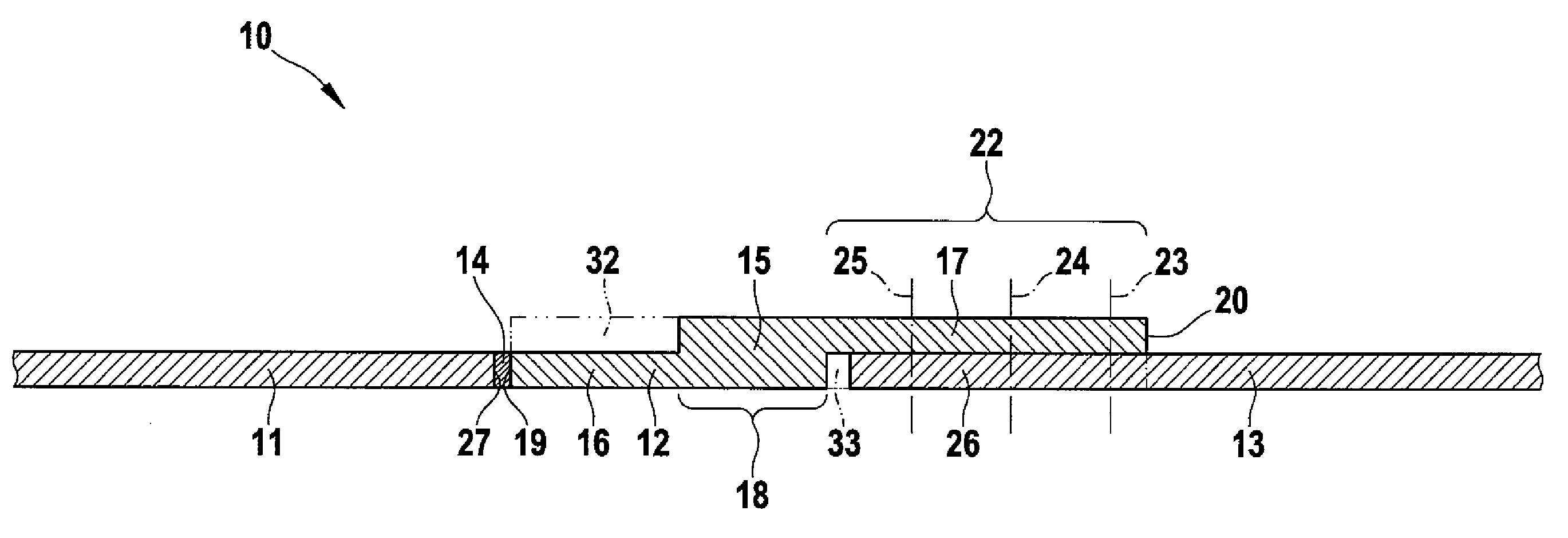 Method for producing a composite skin in the field of aeronautics and astronautics