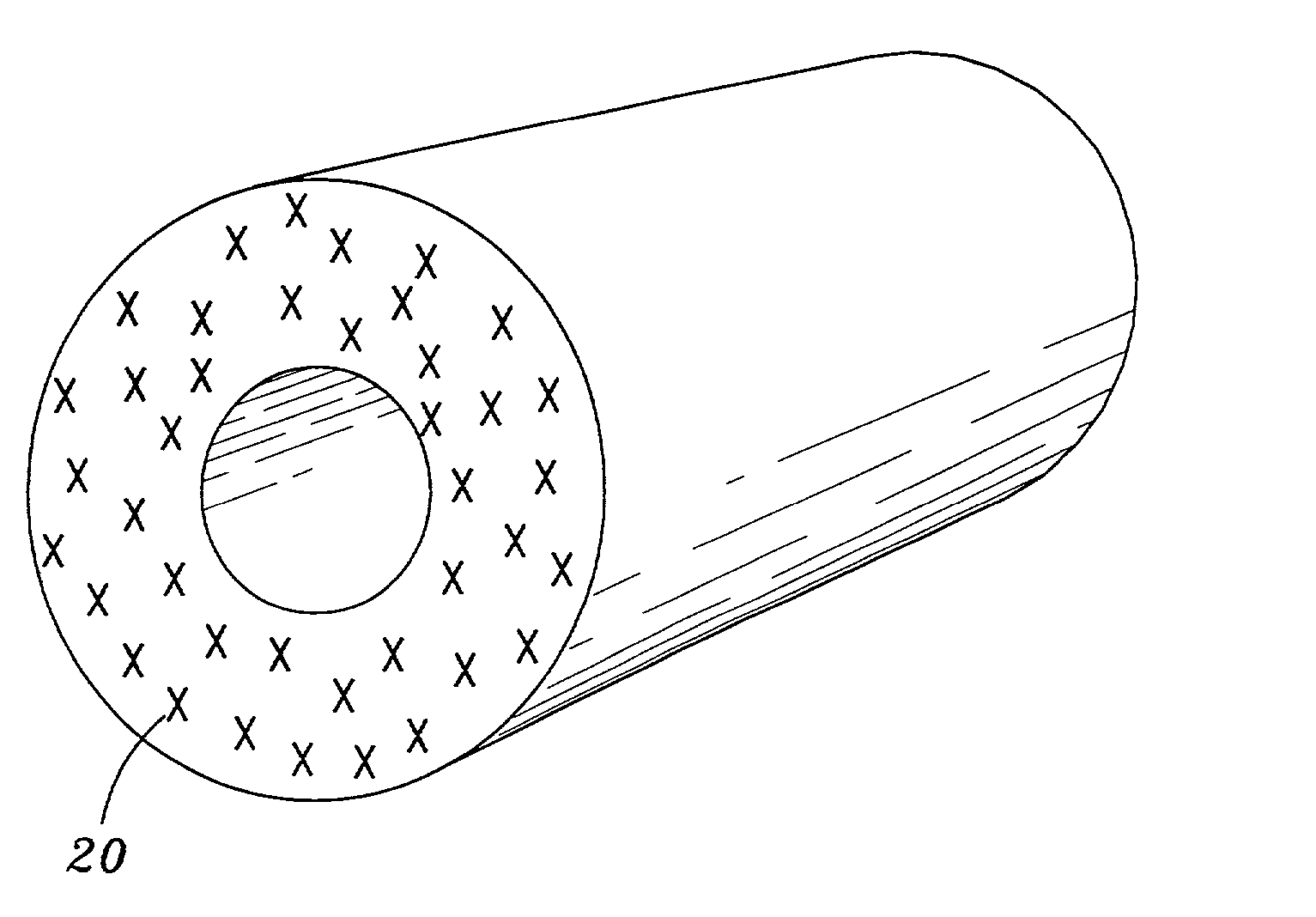 Sensorially active substances embedded in plastic