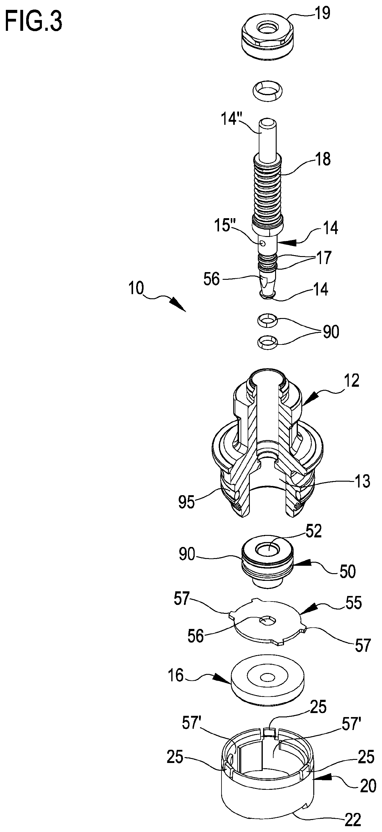 Cartridge flow rate adjusting assembly with compensating chamber and hydraulic valve comprising the cartridge flow rate adjusting assembly