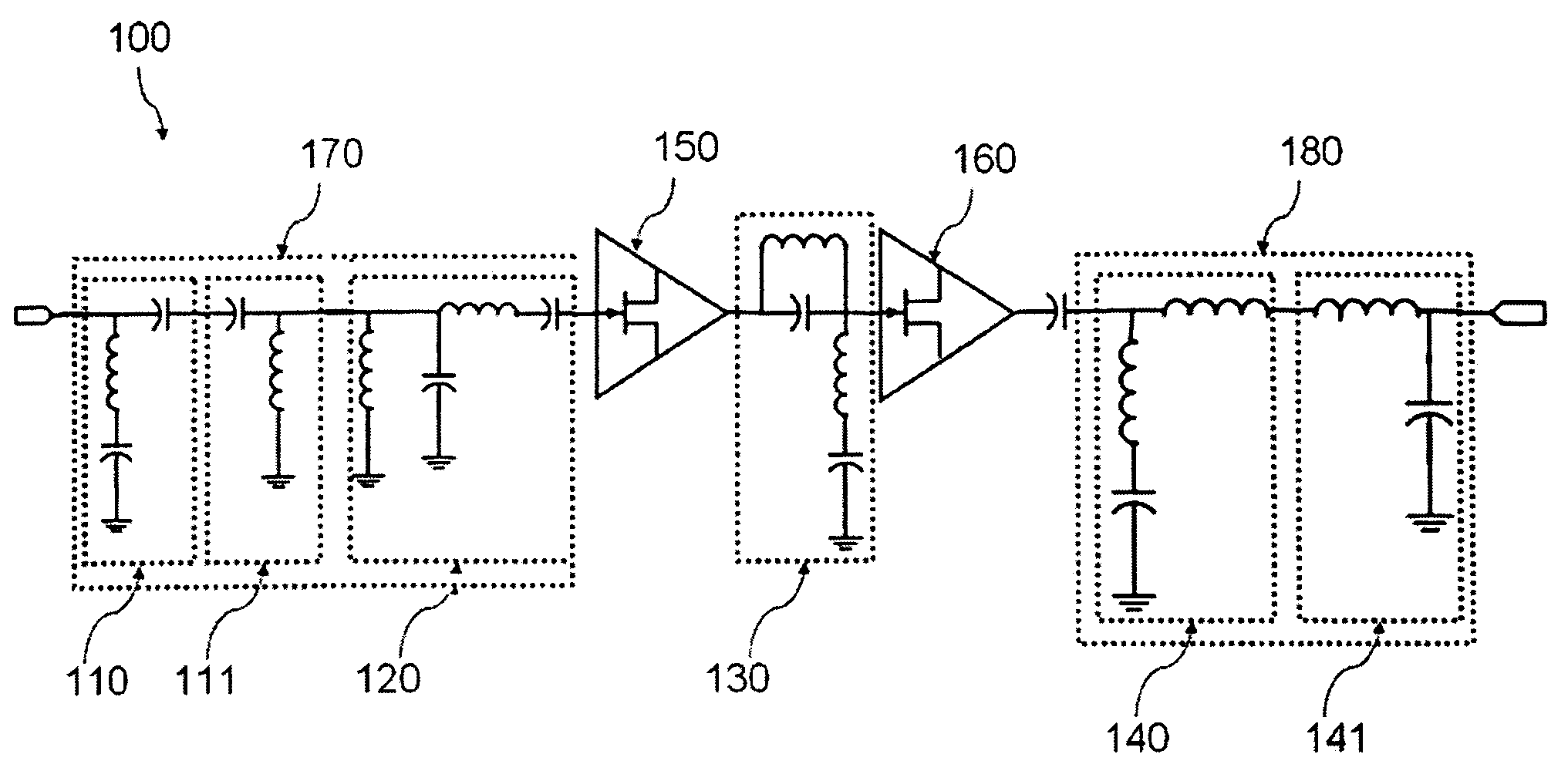 Dual-band active filter