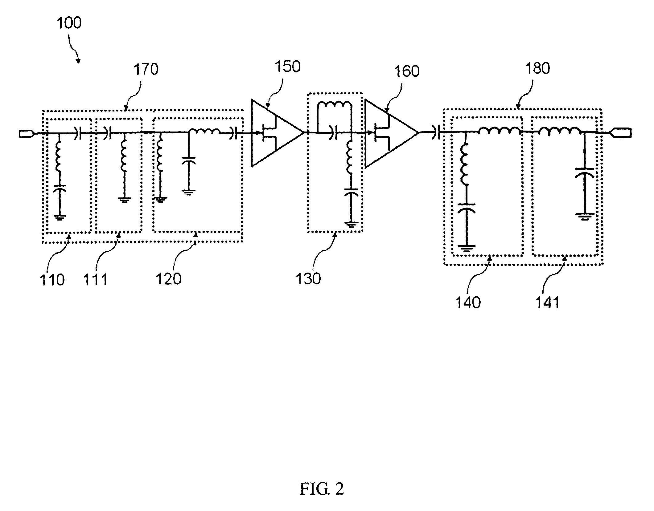 Dual-band active filter