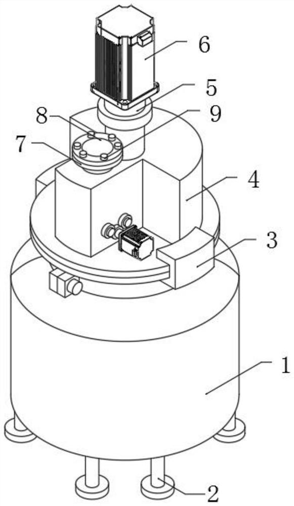 Chemical reaction kettle with smashing function