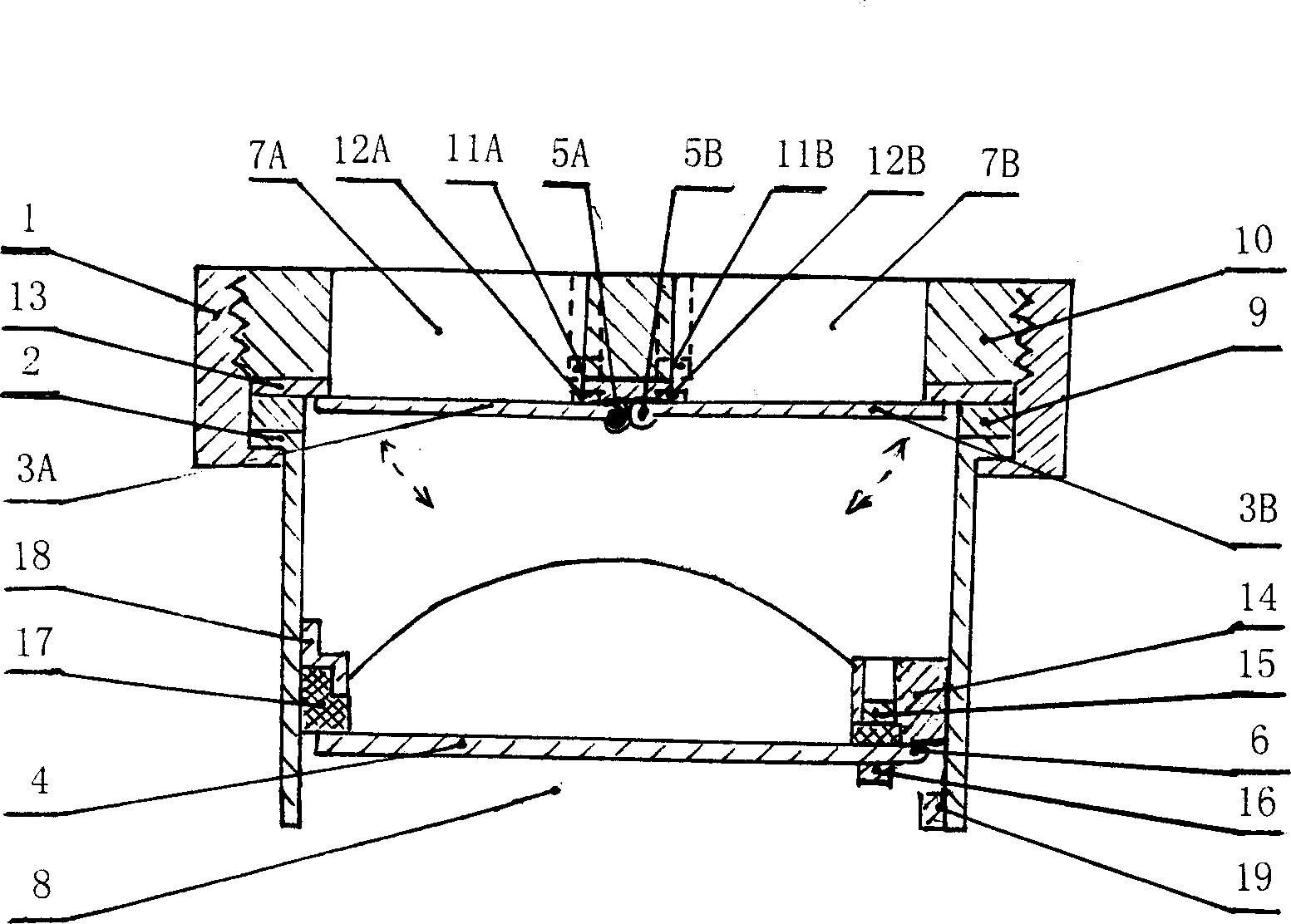 Big flow magnetic check valve