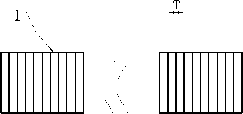 Fin of microchannel parallel-flow heat exchanger