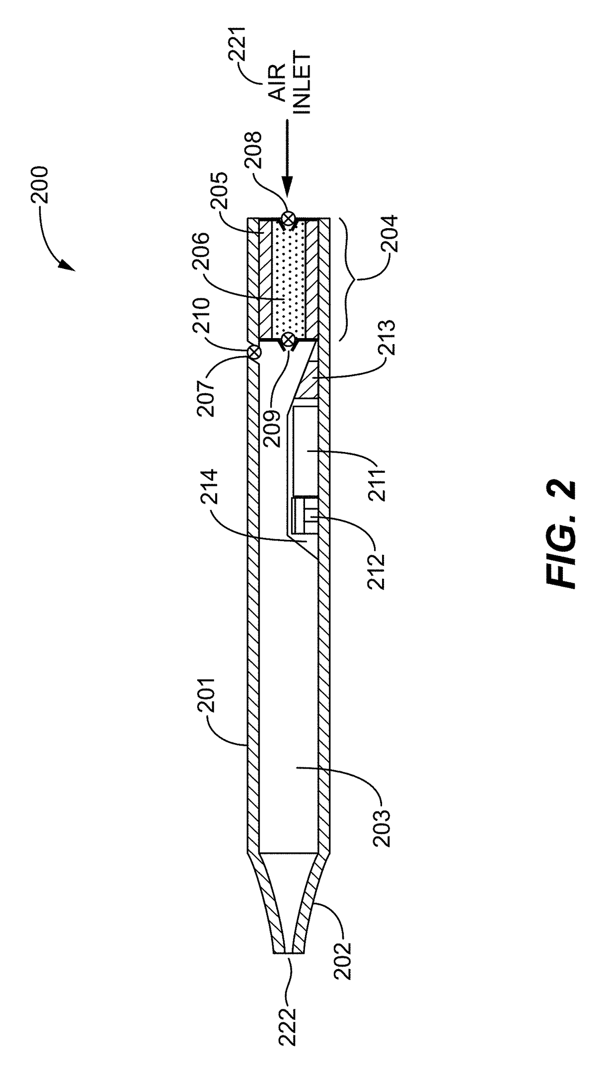 Vaporizer devices with blow discrimination