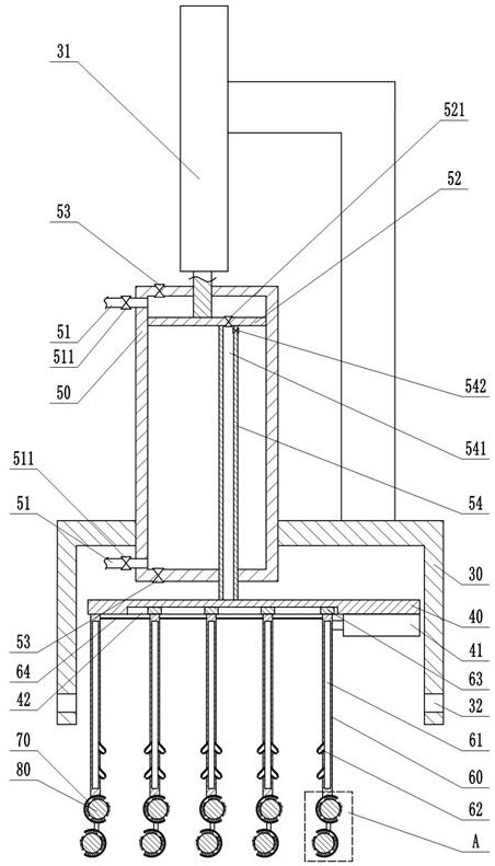 Filter press filter screen flushing device