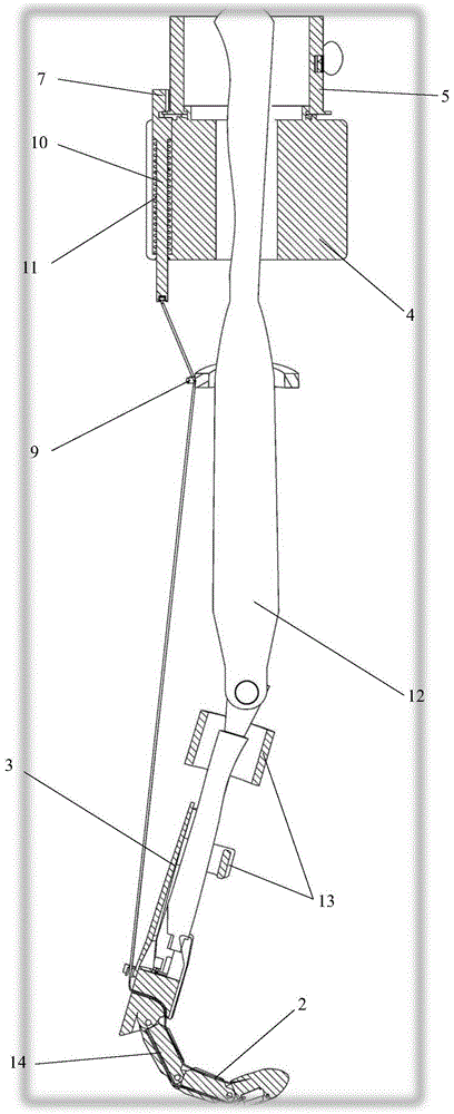 Novel prosthetic hand without external power