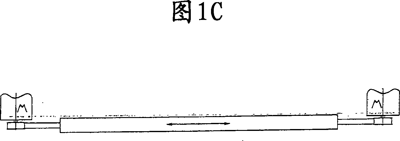 Flat knitting machine guide bar controlling device