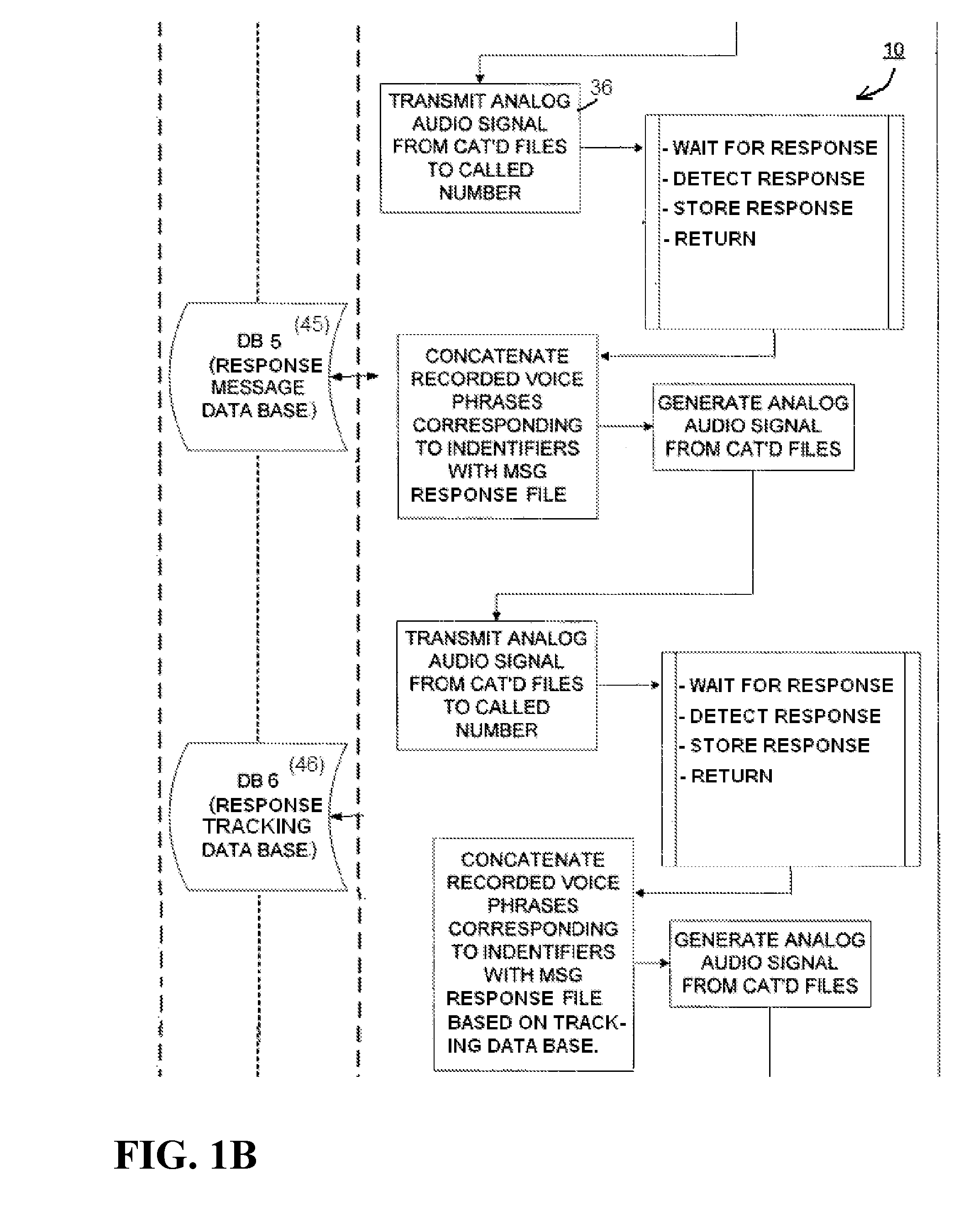 Variable data voice survey and recipient voice message capture system