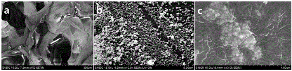 Magnetic polystyrene foam and preparation method and application thereof