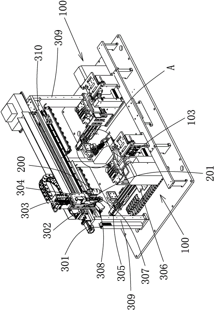 Glue sealing machine for mobile phone screen side edges