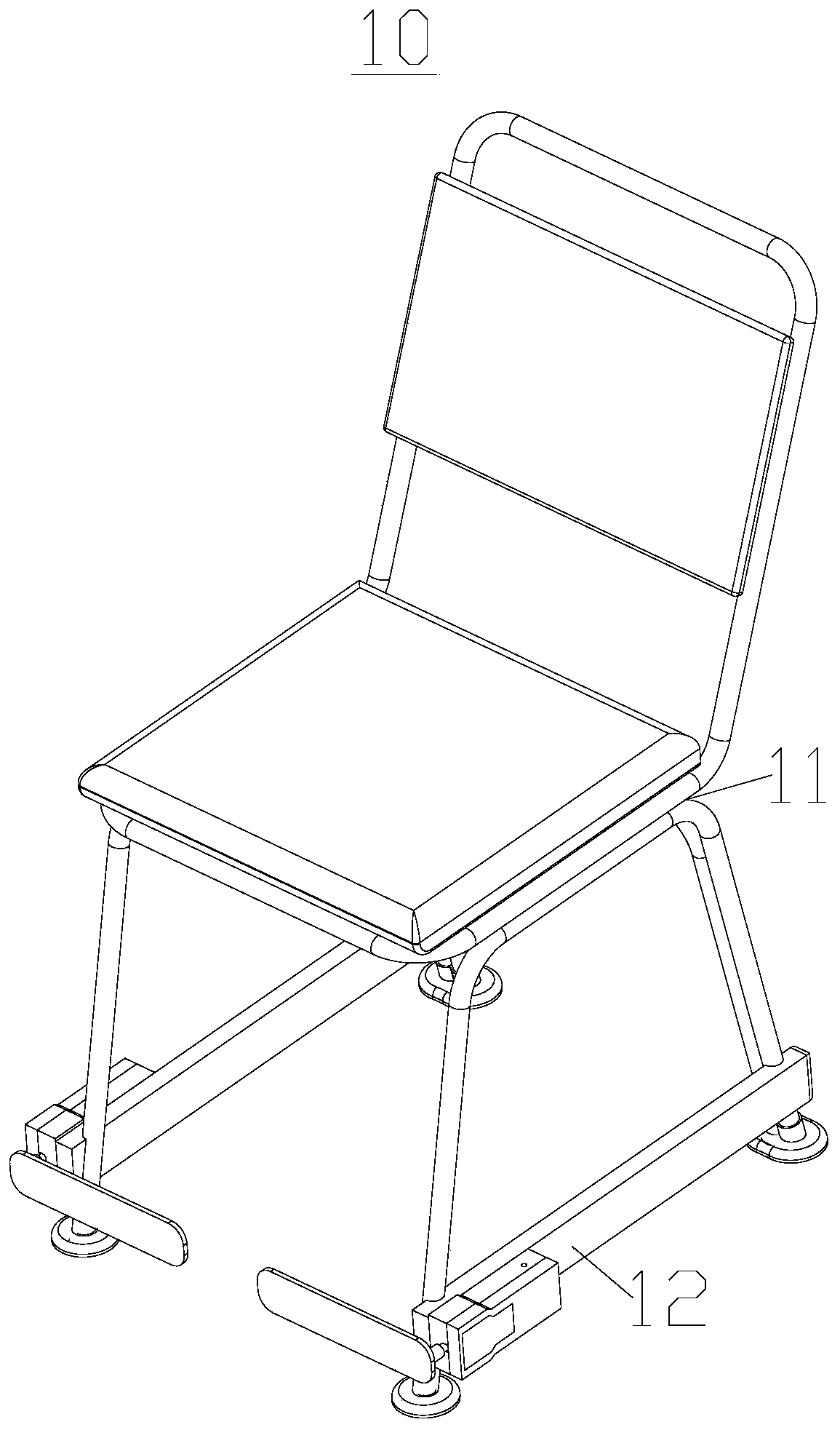 Calf muscle aging testing device