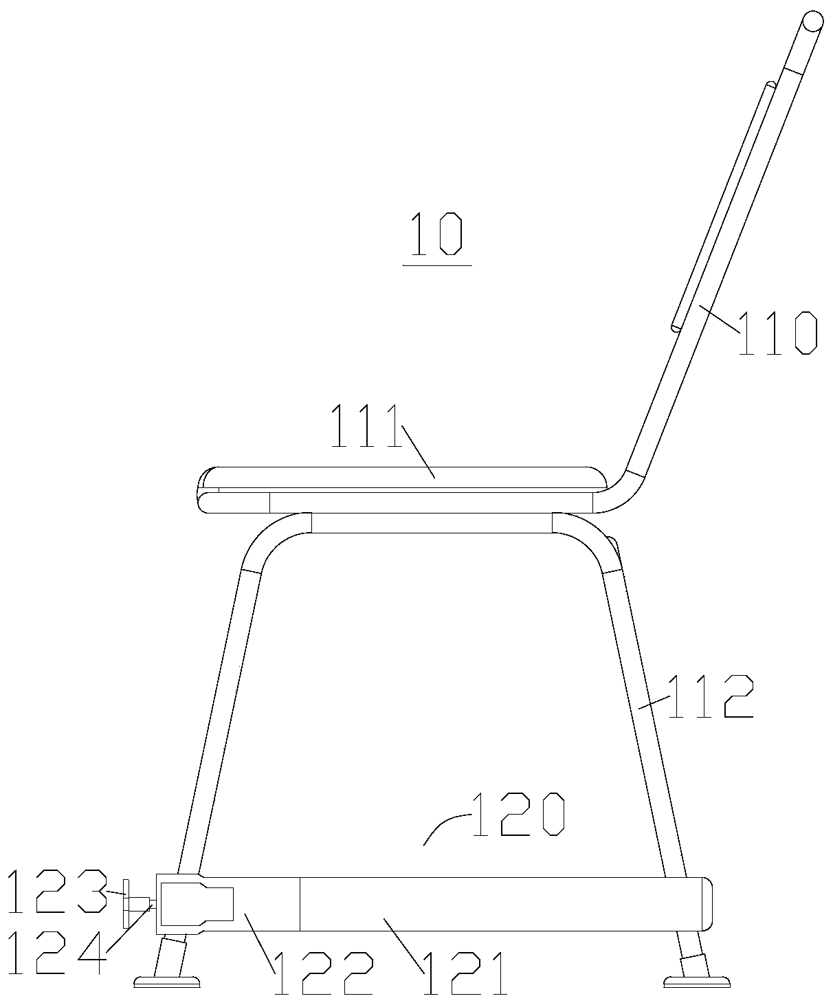 Calf muscle aging testing device