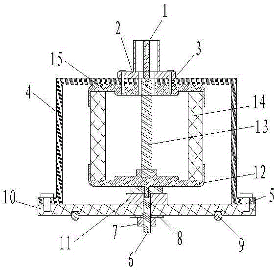 High-voltage pulse voltage divider Low-voltage arm shielded integrated resistor