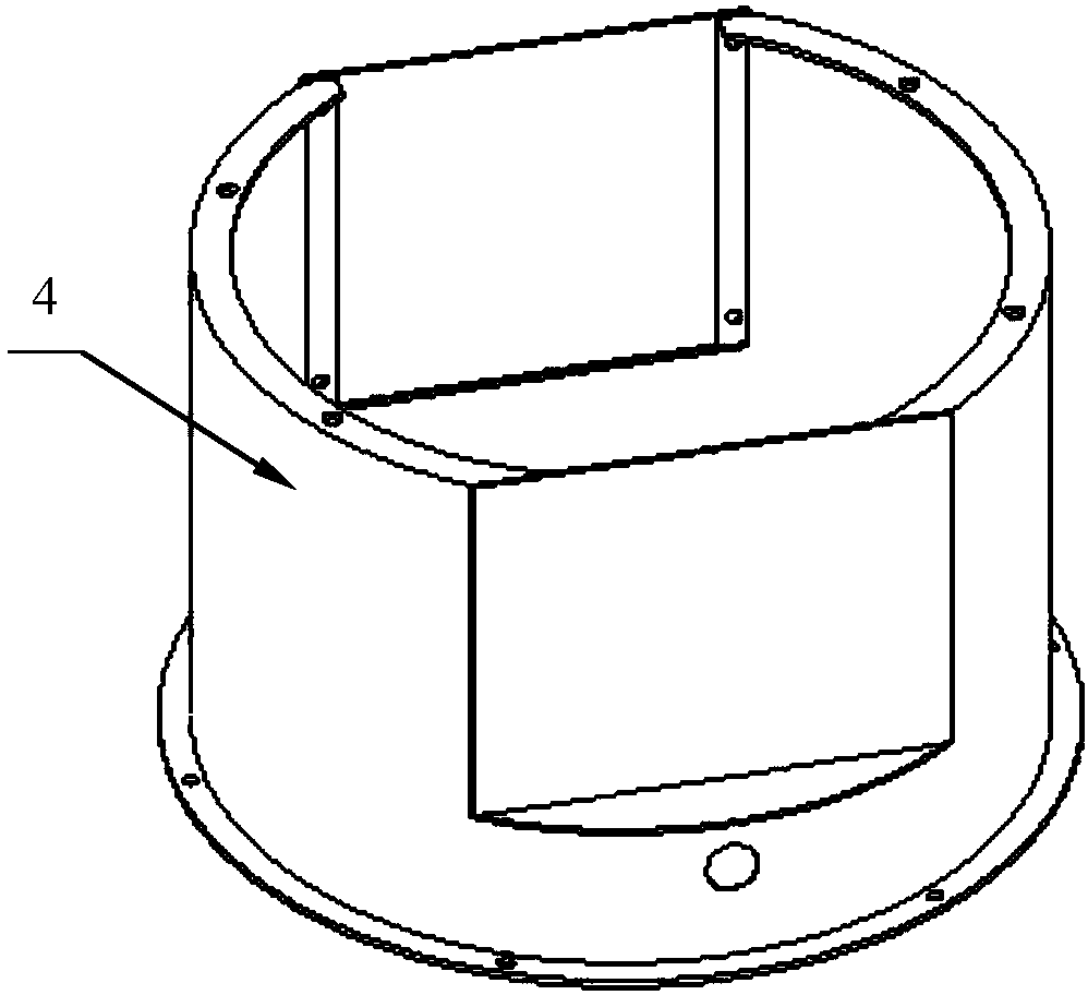 Rotary chute type division device and coal sample preparation device