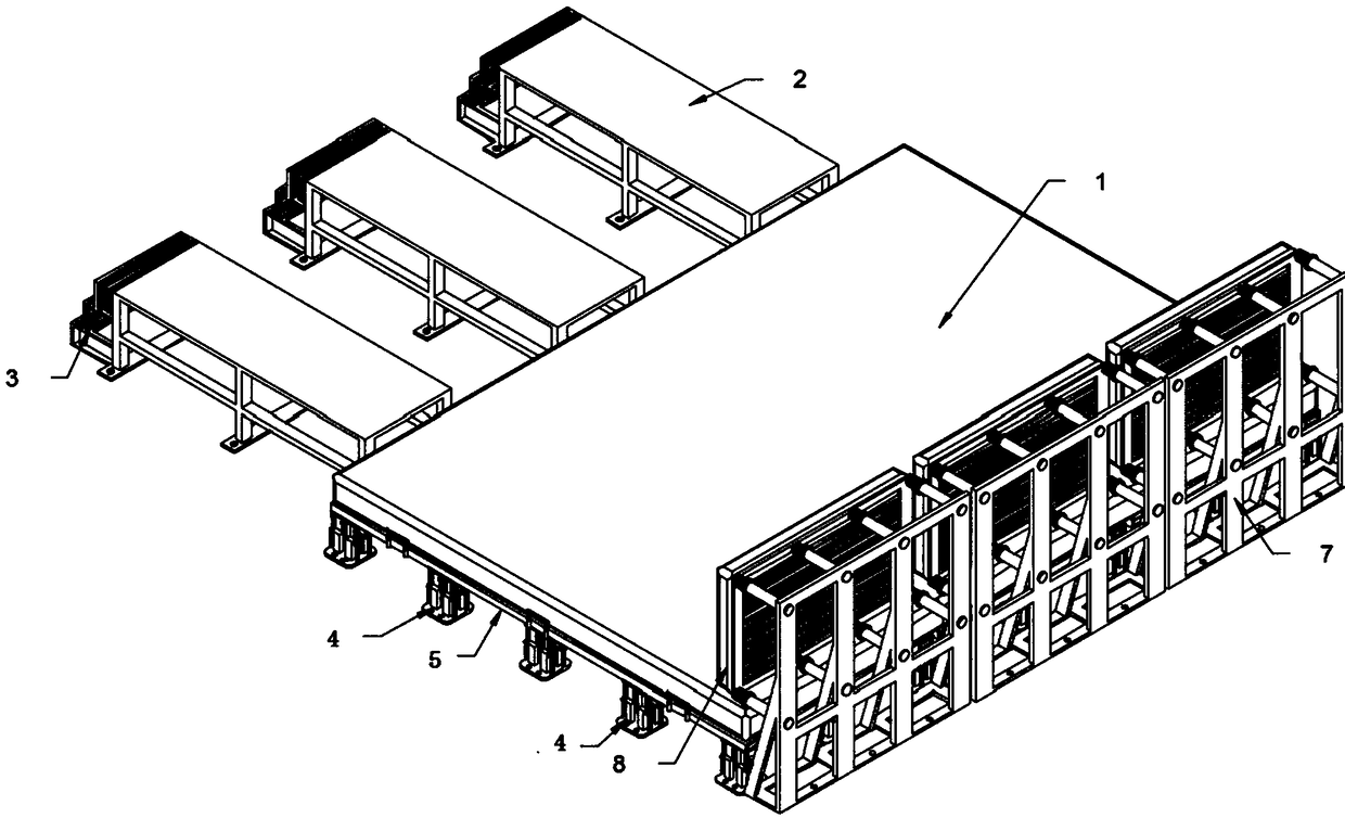 Sports and Kungfu flyer practicing device capable of preventing people from falling damage