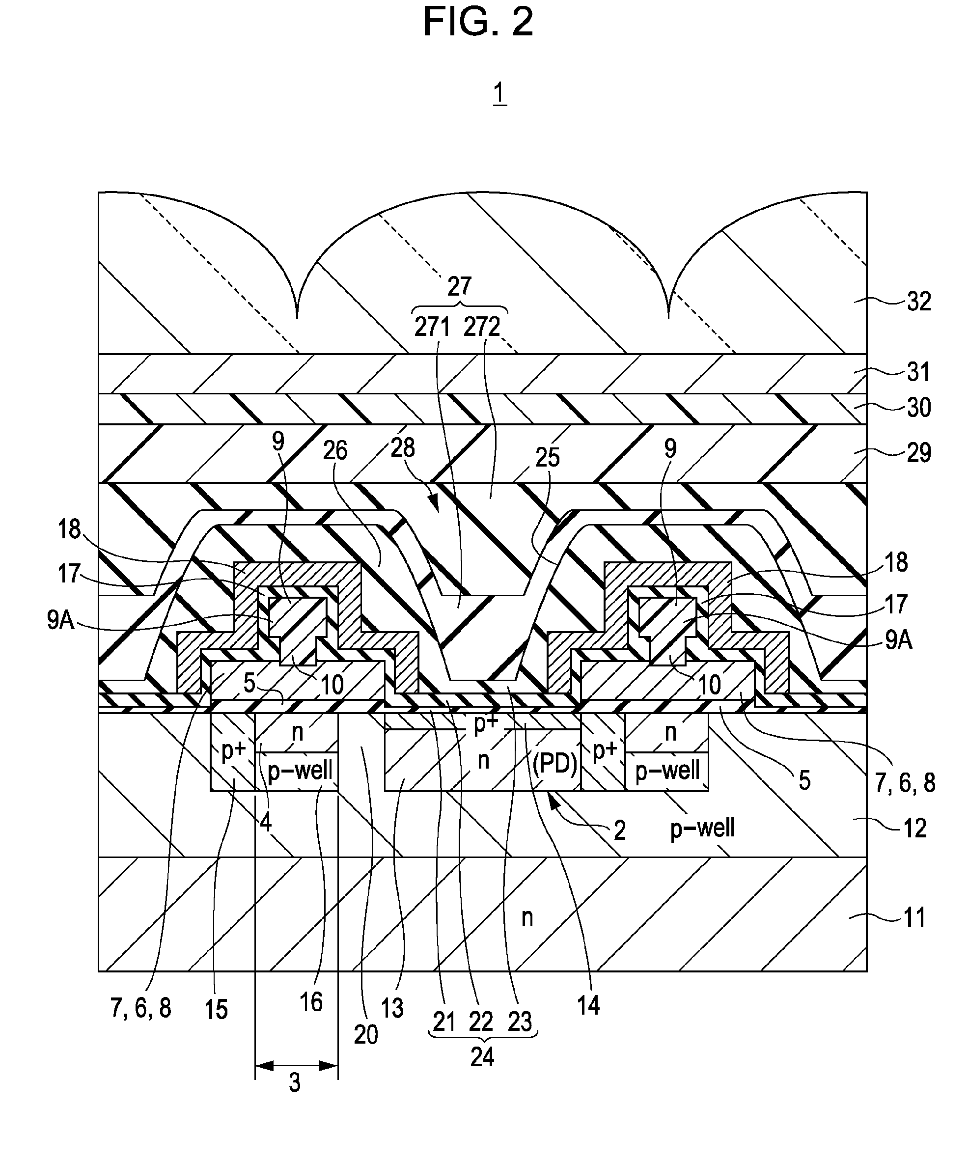 Solid-state imaging device, method for manufacturing solid-state imaging device, and electronic apparatus