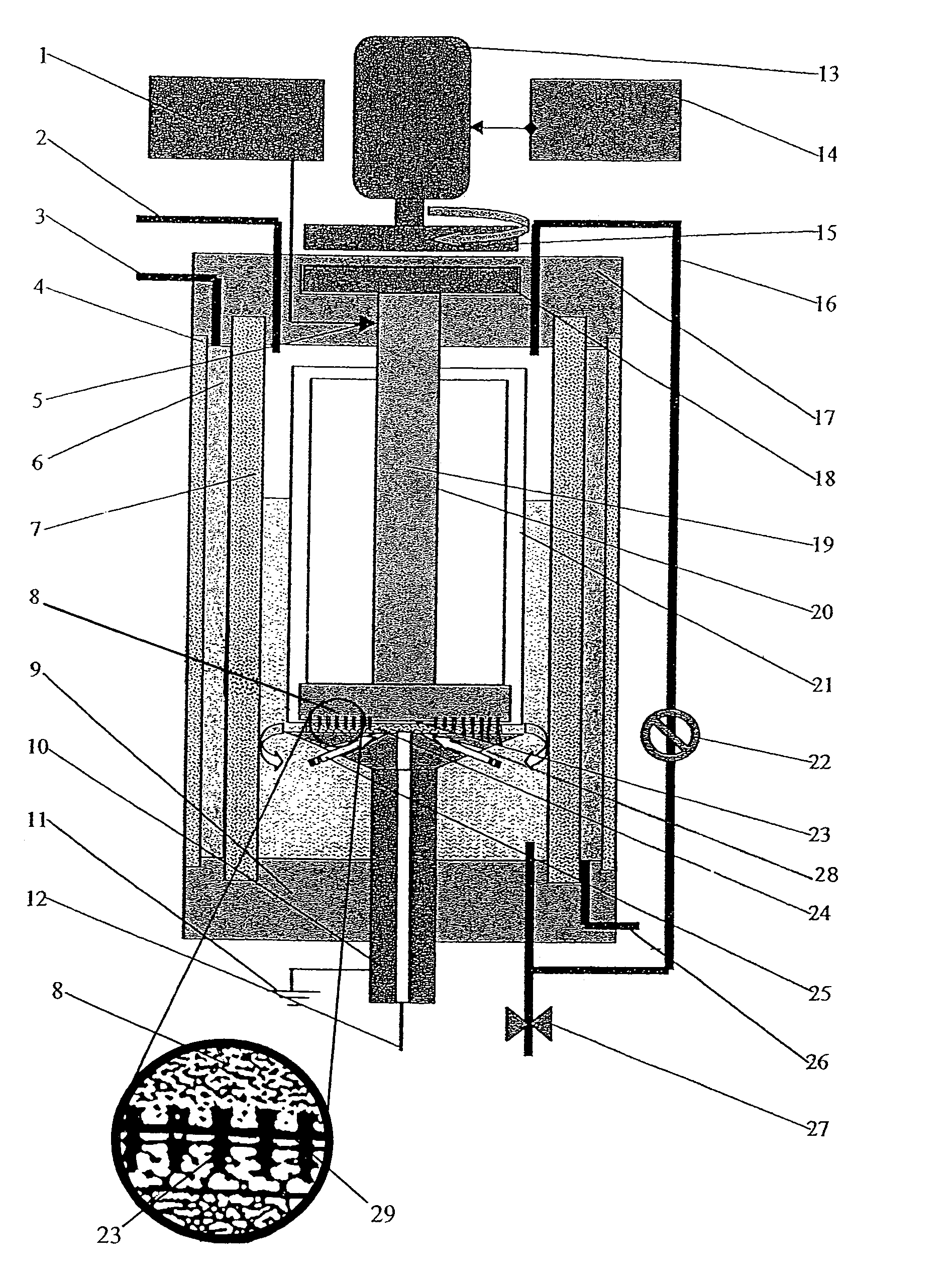 Method and apparatus for producing colloidal nanoparticles in a dense medium plasma