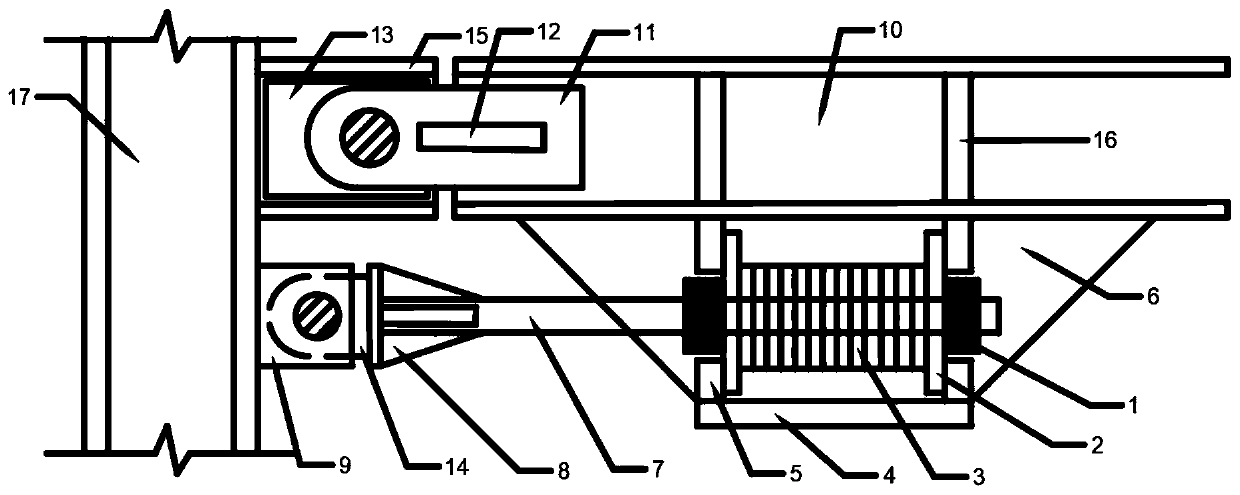 Self-return energy-dissipating joint for beams and column