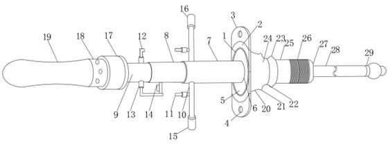 Digestive tract wall inspection tester for digestive system department