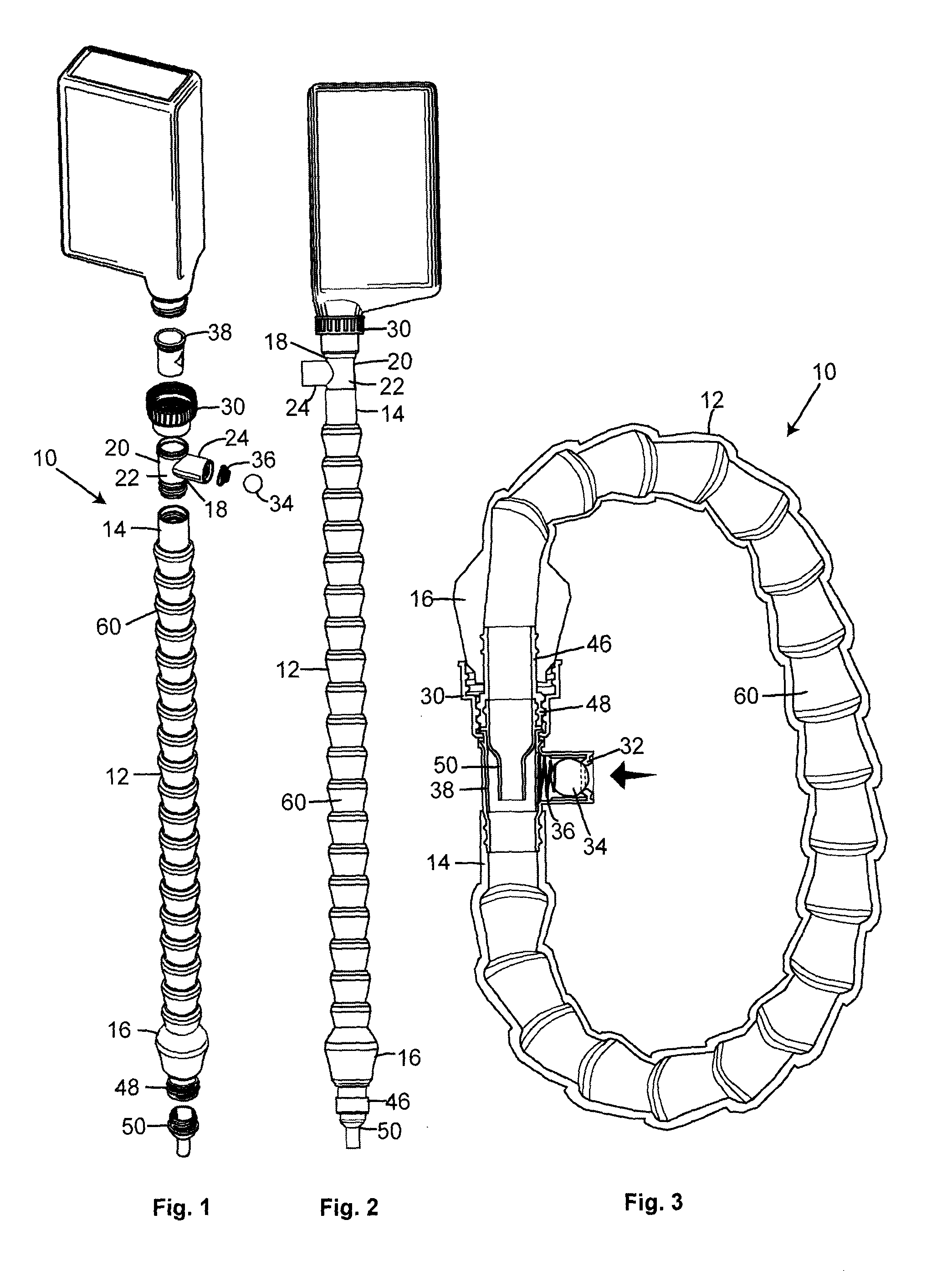 Flexible pouring spout