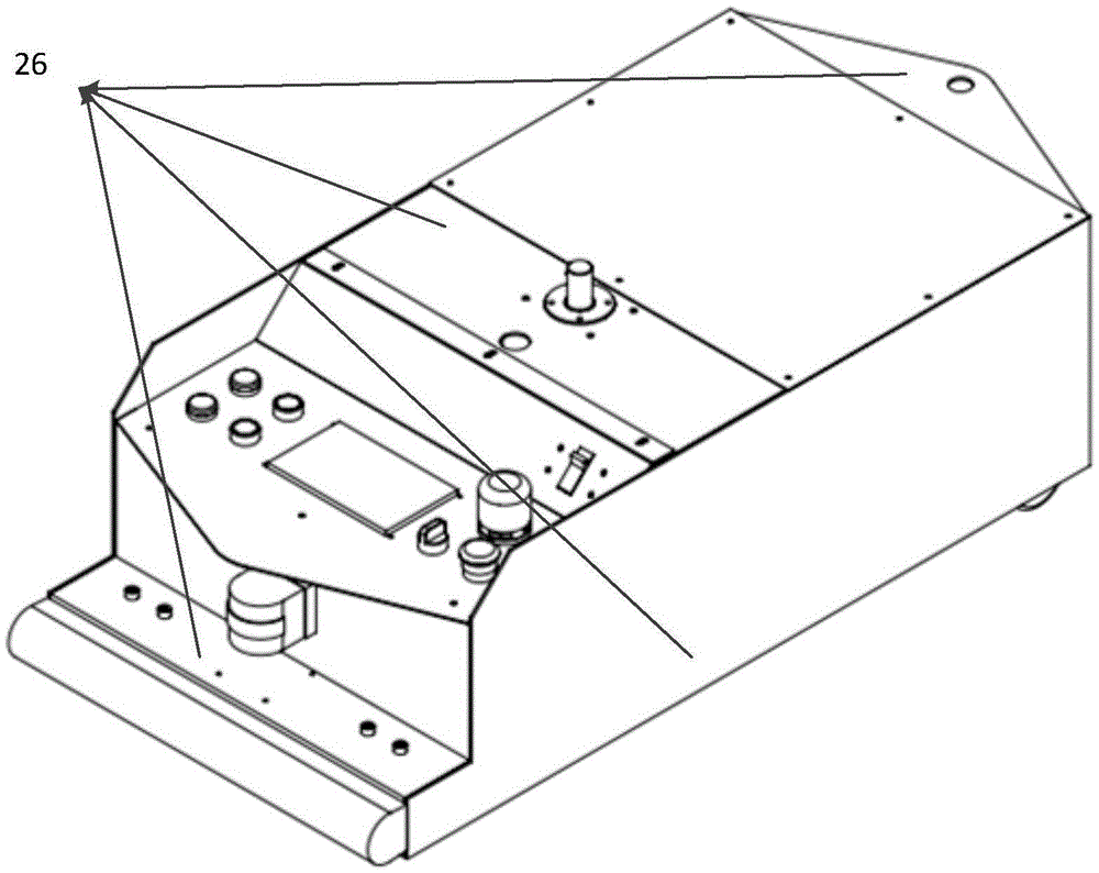 Insert AGV (Automatic Guided Vehicle) navigation vehicle and control method thereof