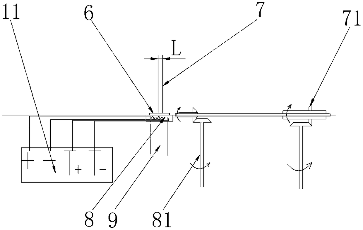 Measuring device and method for secondary electron characteristic parameters of material in low and high-temperature environments