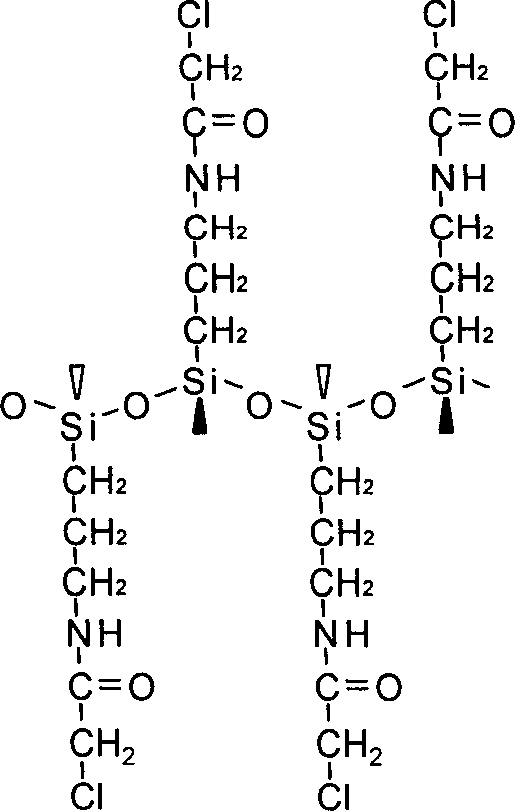 Nano lamina compound with regular arranged amino radicles