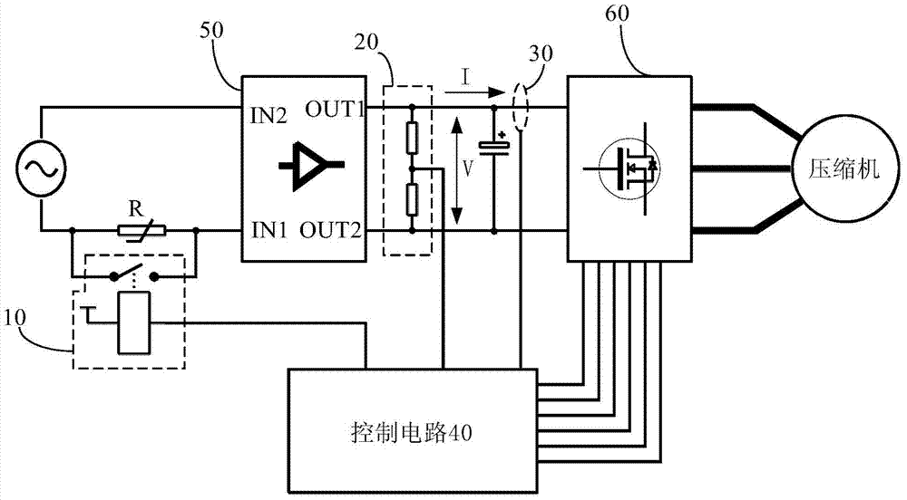 Inverter air conditioner and voltage shock protection method and device for inverter air conditioner