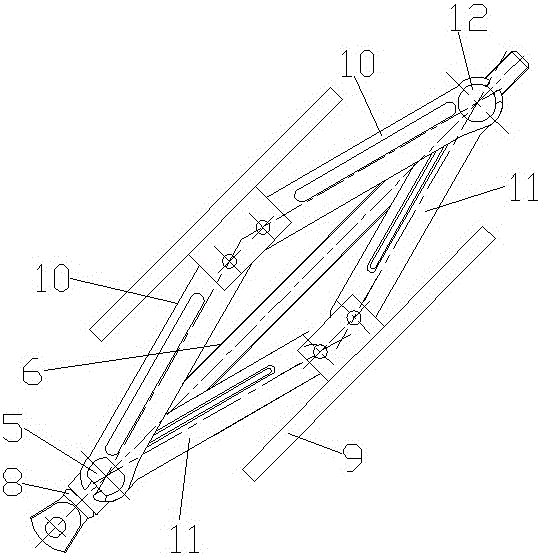 Diagonal support legs for membrane type lng ship containment system installation platform