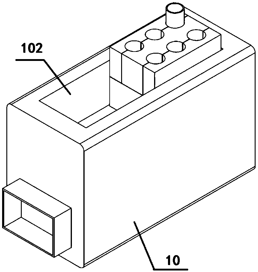 Disposable test tube membrane structure