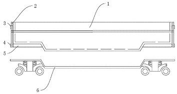 Trailer system for circularly conveying and dumping muck of shield tunneling machine