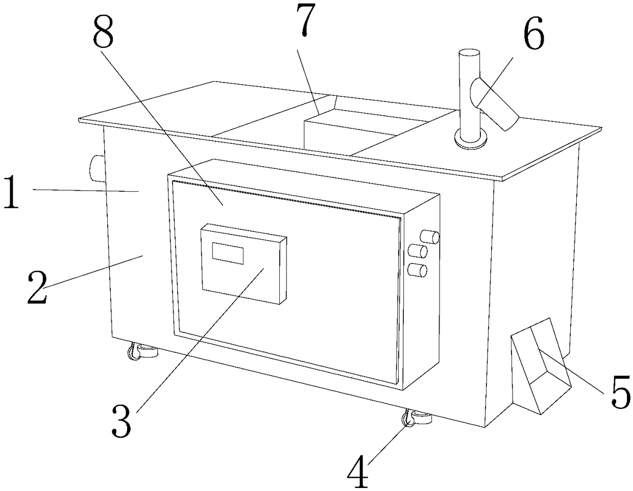 Wastewater treatment device for rotary filtration