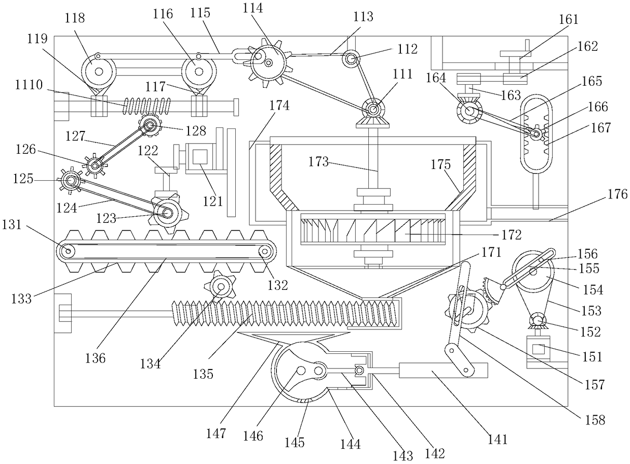 Wastewater treatment device for rotary filtration