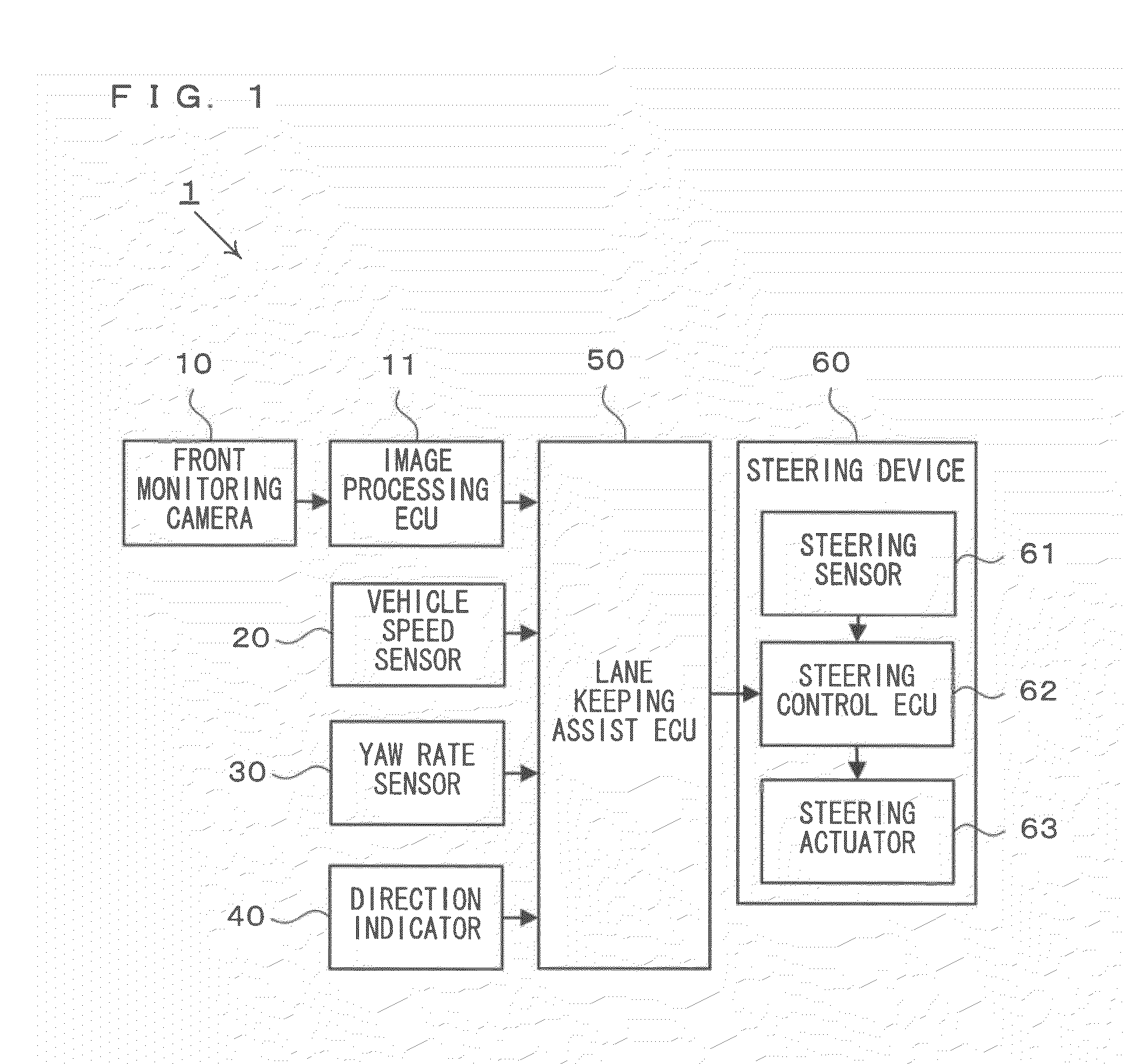 Steering assist device