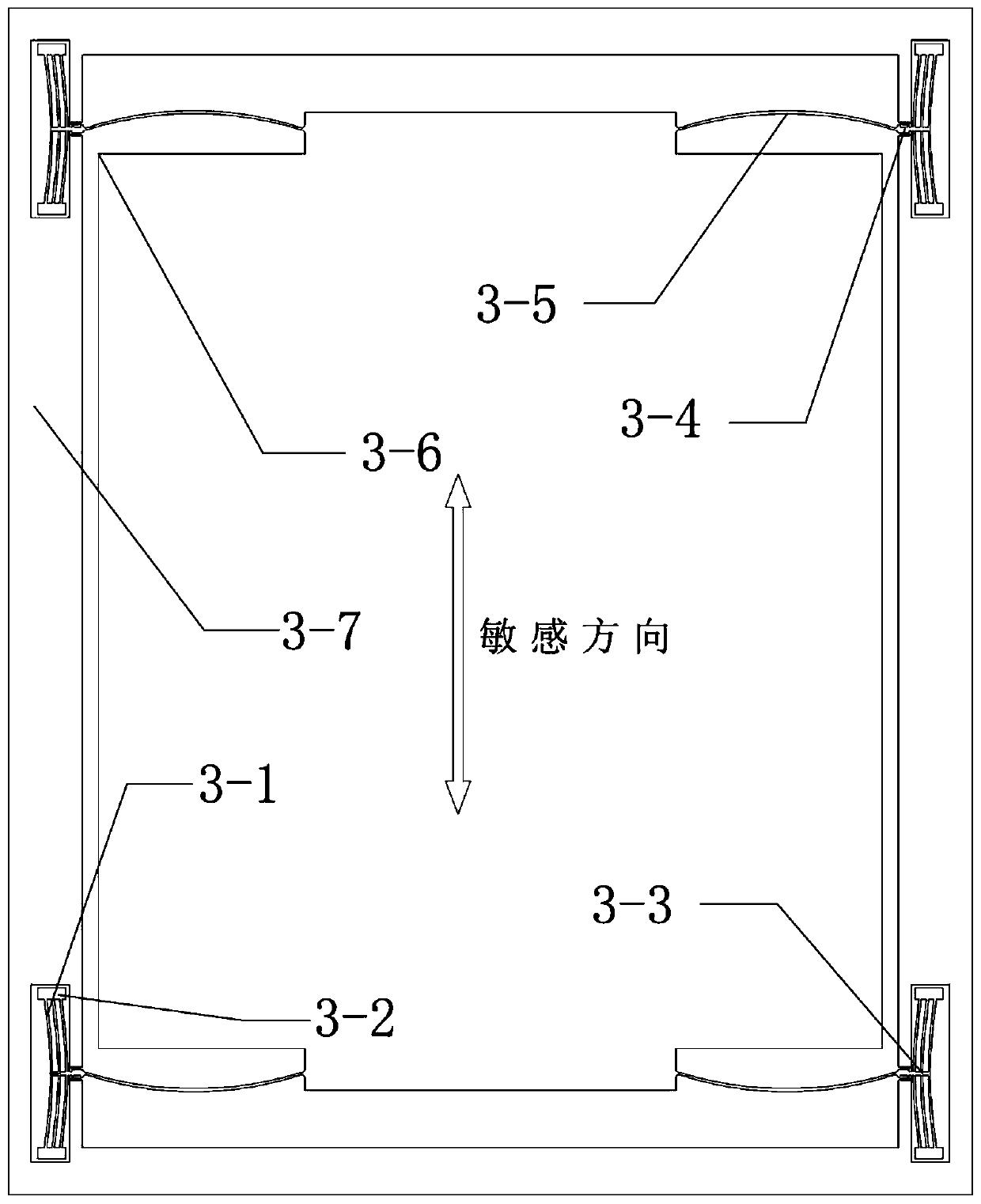 MEMS microgravity sensor chip with quasi-zero stiffness characteristic preloaded based on electric heating